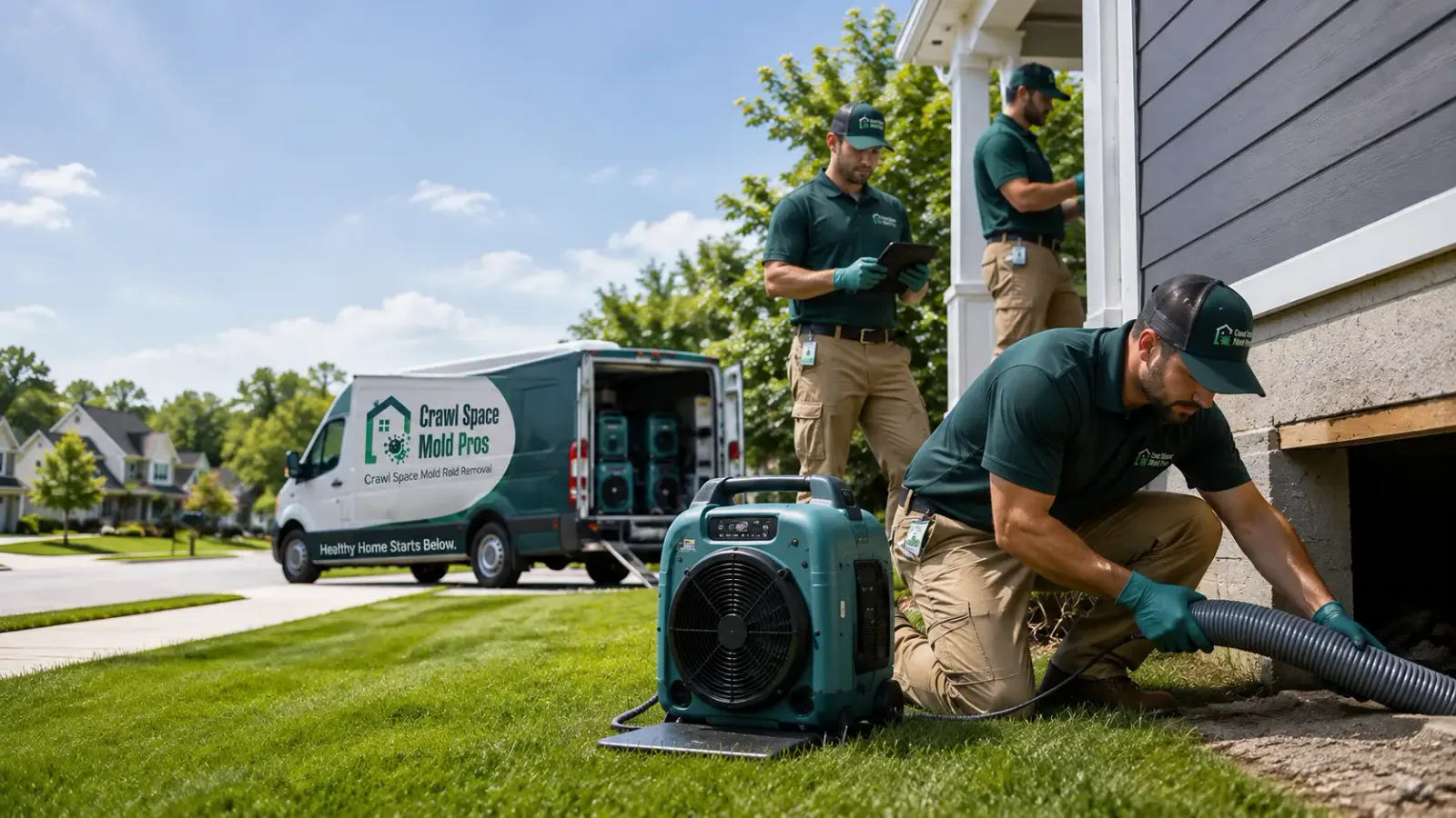 Crawl Space Mold Removal in North Haverhill, NH